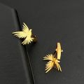 Dove of Peace Cufflinks For Mens Stainless Steel Animal Jewelry Hollow Pigeon Pattern Twins Blazer Cufflinks Wedding Dad Gifts. 