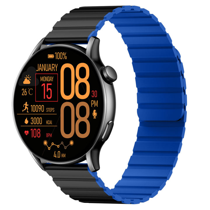 Glorimi M2 MAX Built-in Memory 1.6 inch Ultra-Clear AMOLED (60Hz Refresh Rate Display) Smartwatch