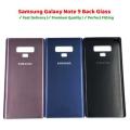 Samsung Note 9 Back Glass Battery Cover Replacement Rear Housing Panel. 