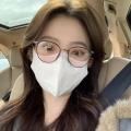 Prescription Light Blush Glasses Trendy Fashionable Blush Tinted Anti-blue Light Glasses Super Light Anti-glare Makeup-free. 
