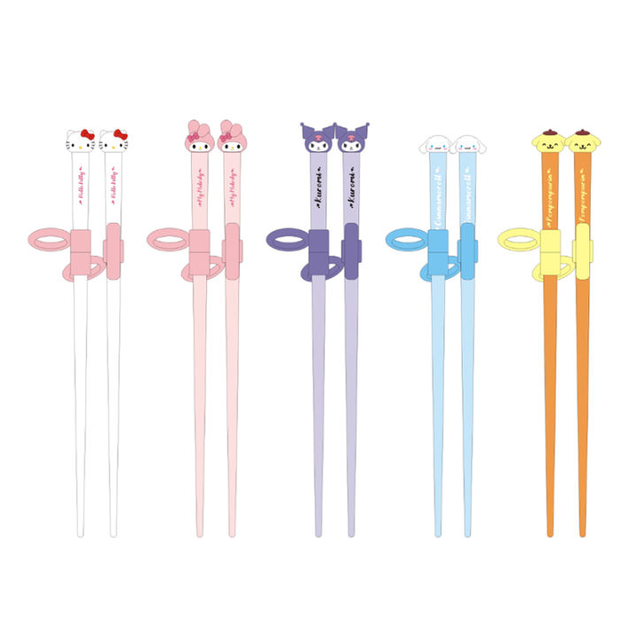 Kuromi Children's Tableware Chopsticks Box Baby Complementary Chopsticks ZH