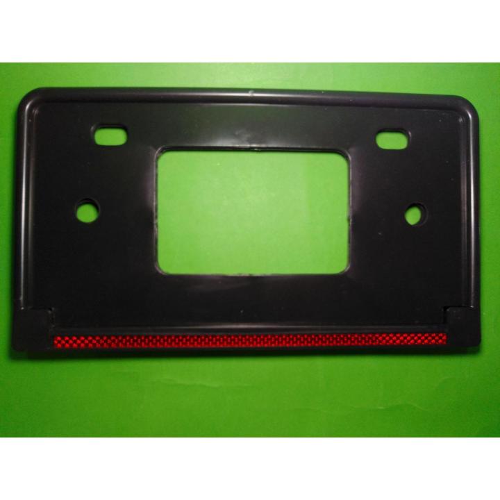 FULL Reflector LATEST DESGIN 12" Width Car License Number Plate Frame # 2 pieces Set