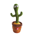 Rechargeable Talking Cactus | Dancing Cactus Toy for Kids- Educational Plush Toy for Kids, Rechargeable Dancing Cactus Toy with Voice Recording, Interactive Electronic Pet with 120 Songs for Toddlers, Perfect Birthday Gift for Children. 