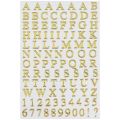 A-Z Vinyl Sticker for resin keychain and pendants-  silver/ golden sticker vinyl-  6x5 inch size. 