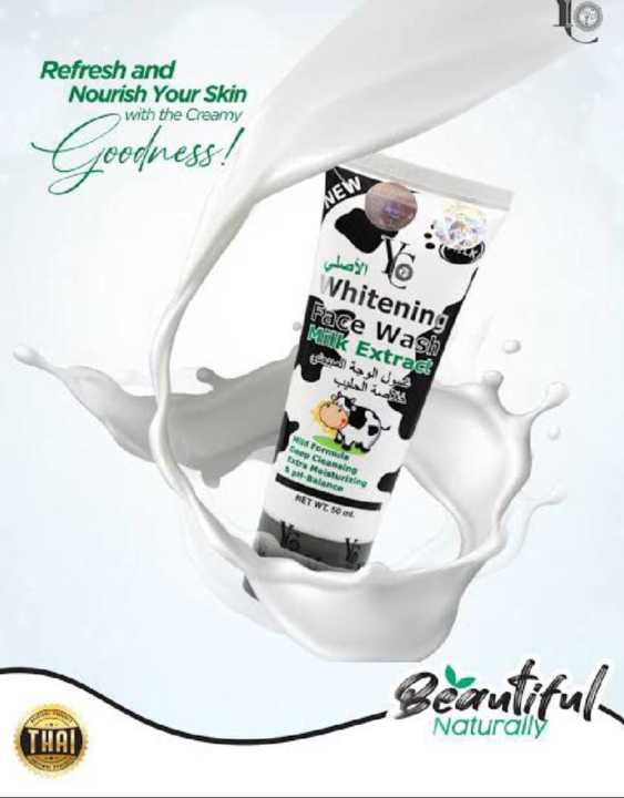 YC Whitening Milk Extract Face Wash - 50ml | Best Selling Product for Brightening Skin | Gentle Formula