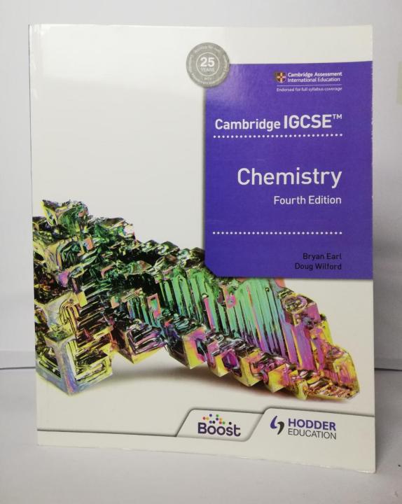 Cambridge IGCSE™ Chemistry 4th Edition by Bryan Earl, Doug Wilford ( Hodder education )