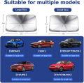 Car Umbrella Sun Shade Cover for Windshield UV Reflecting Foldable Front Car Sunshade Umbrella. 