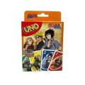 Mattel Games UNO NARUTO Card Game for Family Night Featuring Tv Show Themed Graphics and a Special Rule for 2-10 Players. 
