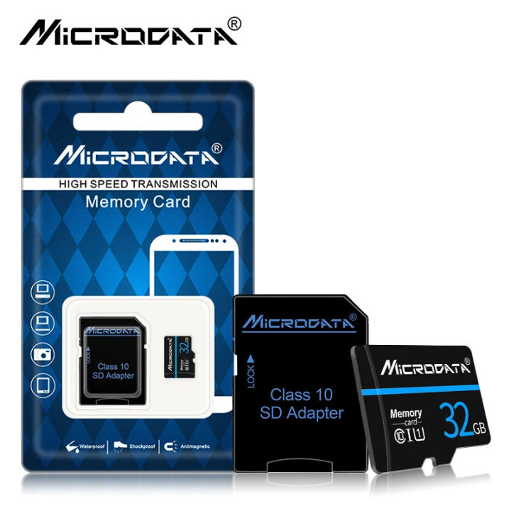 Original Microdata 64 GB U3 micro sd card SDHC class 10 Flash Memory Card C10 microsd tf card with sd adapter