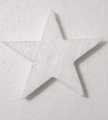 Styrofoam Stars 5 Inches x ½ inch Thick, White,12 Pieces in 1 pack for crafts. 