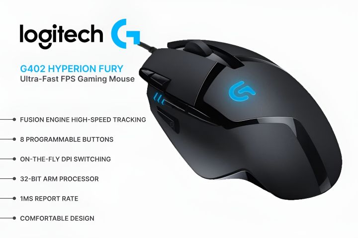 G402 HYPERION FURY - Ultra Fast Gaming Mouse