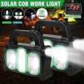 3in1 Best LED Work Light Hurry Bolt Work Lamp Solar Flashlight Rechargeable Emergency torch Lumens COB 3 Lights Spotlights Built-in Battery for Camping Household Workshop Automobile Multifunctional MULTICOLOR 20W 2000 Imported Genuine Original. 