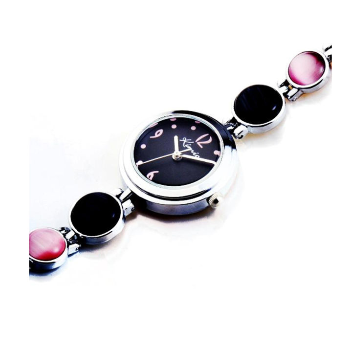 Kimio%20Black%20&%20Pink%20Beads%20Watch%20For%20Women/Girls%20-%20Image%203