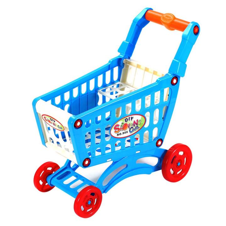 Shopping Trolley Toy Large Capacity Miniature Shopping Cart Trolley Toy