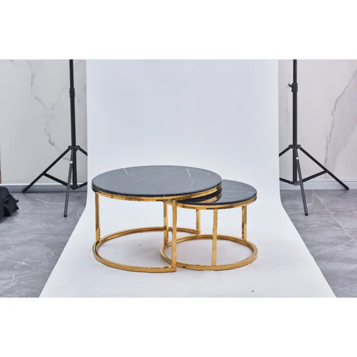 IMPORTED%20Corner%20/%20Coffee%20/%20Side%20Table%20SET%20Stainless%20Steel%20Electroplated%20Gold%20X-33%20-%20Image%204