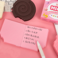 Creative Chocolate Notebook Biscuit School Students Bean Stress Relief Notebook Oreo Small Gift. 