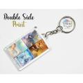 Little Mermaid Rose Blackpink Acrylic Double-sided Keychain Kpop Keychain. 