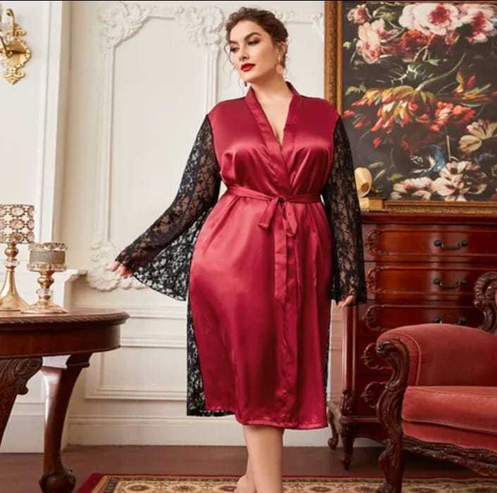 3 Pieces Hot Sexy Long Nighty For Ladies / Beautiful Night Dress / Loungewear For Women -MultiColor