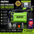 Dextro DX-200 Pro High Pressure Washer With Free Shampoo 1L - Induction Motor - 95 Bar -  Self Suction System with Free Soap Bottle / Best Pressure For Solar Panels / Solar Panel Washer / Car, Home, Solar Panels (6 months warranty). 