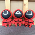 Squid Game Plush Toy Kawaii Peluche Stuffed Doll Korean Funny Cartoon Squid Game Character Toys Halloween Christmas Kids Gifts. 