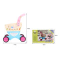 Hot Sale Kids Role Play Toy Wooden Shopping Cart Supermarket Cheap Shopping Trolley. 