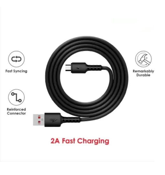 Itel Micro USB, Type C & Lighting Fast Charging Cable - 1.5 m Length