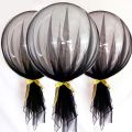 36'' Tulle Confetti Balloons Wedding Birthday Party Decoration Adult Transparent Tulle BOBO Wedding Balloons Gender Reveal Party. 