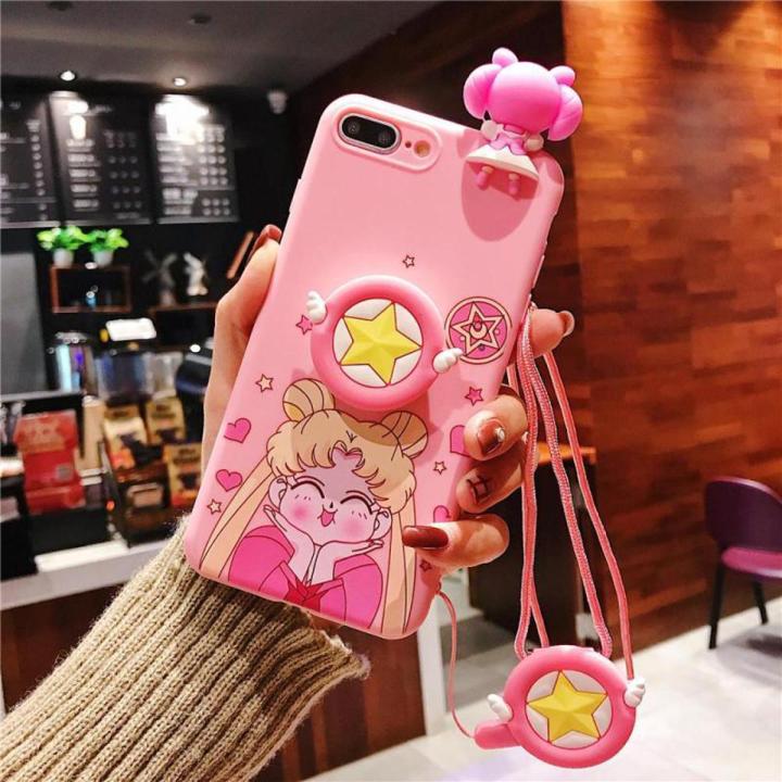 Sailor Moon Phone Case with Accessories for Iphone 7