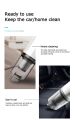 Rechargeable 2 In 1 Vacuum Cleaner (Dust Collection Lighting) 2 in 1 Wireless Car Vacuum Cleaner with LED Light, Portable Mini WetDry Vacuum for Car Interior and Home Cleaning Car Vacuum Portable Vacuum Cleaner for Car. 
