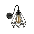 Metal Cage Frame Classic Retro Decorative Lights - Wall Night Lamp | Wall Lamps for Home | Wall Lights Indoor Living Room Led Wall Lights For Living Room Wall Lights Bedroom (Bulb Not Included). 