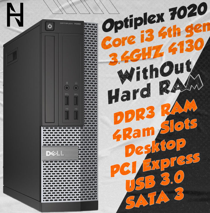 Core i3 4Th Generation OptiPlex 7020 Desktop DDR3 RAM (Without Hard RAM)