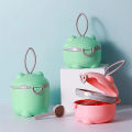 Portable Baby Food Container With Spoon Candy Color Infants Toddlers Baby Food Storage Newborn Snack Box. 