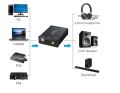 USB to Digital Coaxial, SPDIF Optical, 3.5mm Headphone Jack Audio Output USB Audio Sound Card Adapter Digital Analog DAC Converter for Windows PC Computer Laptop. 