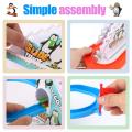 AQIL JAMAL HIGH QUALITY FUNNY PENGUIN RACE RACER ICE SLIDE TRACK KIDS TOY LIGHTS SOUNDS FOR ALL KIDS. 