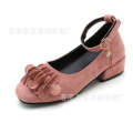 Korean version of heels, princess girls' dance spring middle and high school students, shallow mouth shoes, special price. 