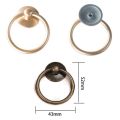 AUGUSTINA Ring Handles Antique European Style Decorative Dresser Cabinet Knobs Cupboard Hardware for Wood Case Doll House Ring Pulls Handles. 