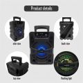 Sixonic GTS 1637 / 1638 Portable Rechargeable Wireless Bluetooth Speaker with Microphone – Best for Small Gatherings High Quality Stereo Sound, Big Woofer Mp3 Speaker FM Radio USB Memory Card Supported. 