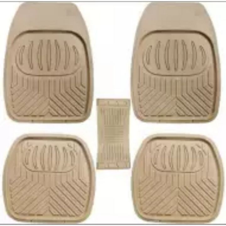 Low Budget 5Pc Car Floor Mats For All Cars Pvc Rubber Material Universal Floor Mats