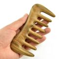 Wide Tooth Hair Comb - Natural Wood Comb for Curly Hair. 