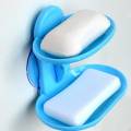 Double Soap Dish Strong Suction Cup Soap Holder Bunk Water Bath Storage Basket for Kitchen Bathroom. 