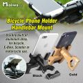 C1 Motorcycle Universal Aluminum Phone Holder Handlebar Bracket Stand for Mobile Phone Mount. 