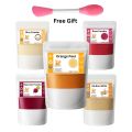 Pack of 5 Organic Powder| Organic Orange Peel Powder, Rose, Beetroot, Rice,  Multani Mitti Powder 250g | Glowing Skin & Hair by Nuts n Snax. 