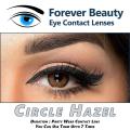 Circle Hazel COSMETIC COLORED CONTACT LENSES Eye Contact Lenses Forever Beauty / Disposable Lenses / Lense, Eye Lense / Color Lense / Eye Lenses For Girls Women Men. 