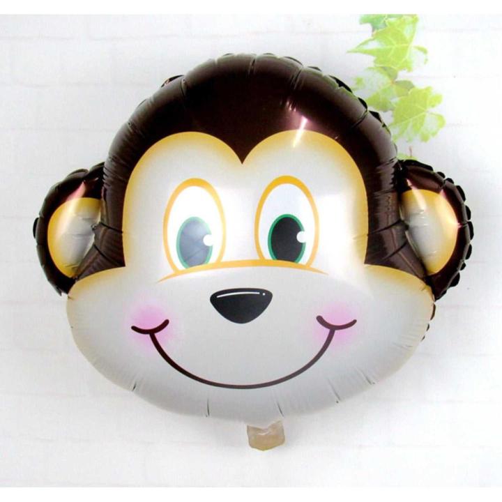 JUNGLE THEME MONKEY FOIL BALLOON 14 INCH