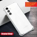 Samsung Galaxy A15 Transparent Soft TPU Flexible Flexible Flexible Shock Resistant Case Cover. 