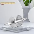 50mL Ene Machine Lubricator Oil Drip Feed Oiler Clear+Silver. 
