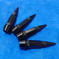 4PCS Aluminum Tire Wheel Rims Stem Air Valve Caps | 9cm Tyre Cover Car, Truck, Bike | 4PCS Tire Wheel Valve Caps in Black and Blue Cover. 