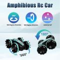 2in1 RC Car 2.4GHz Remote Control Boat Waterproof Radio Controlled Stunt Car Vehicle All Terrain Toys for Kids. 