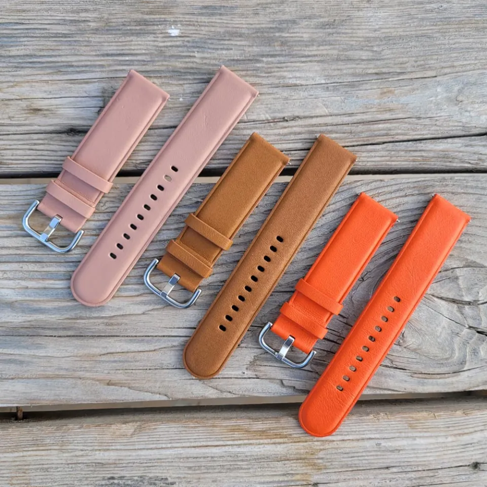 Leather Band Straps For Samsung Galaxy Watch Active Watch Lug 20mm