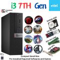 Gaming PC with core i3 7th generation 8GB ddr4 /1GB Graphic Card/128 M2 SSD/500GB. 